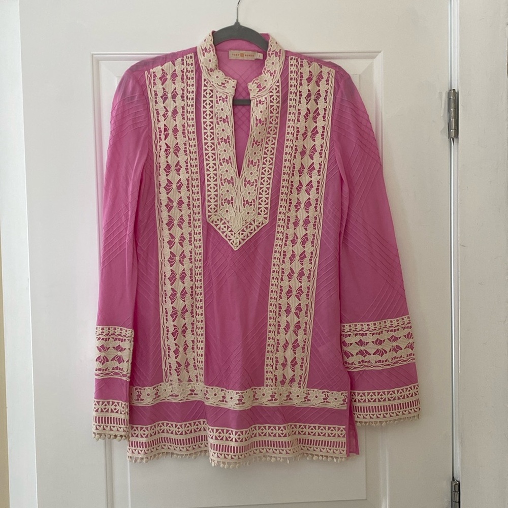 Tory Burch Pink Tunic Sz. 6